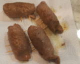 Foto del paso 4 de la receta: Rollitos de ternera y tortilla en salsa de pimientos