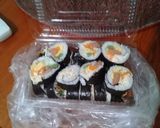 Hình bước làm 4 của món Kimbap ức gà (~286 calo)