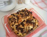 Foto langkah ke 8 dari resep Pudding Roti Tawar Pisang Meisis.