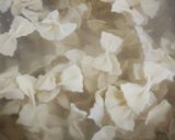 Foto del paso 10 de la receta: 🍝 Farfalle caseros con salsa bechamel de jamón y oliva 🍝 - 🍝 Fideos moñitos caseros con semolín🍝
