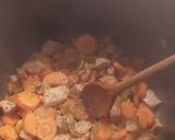 Nyírségi kapros zöldbableves krumpligombóccal recept fázis 3 fotója