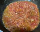 A picture of step 2 of Dal Palak.