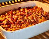 Une image de l'étape 5 de 💚 Crumble poires, pommes et banane au chocolat et aux noisettes.