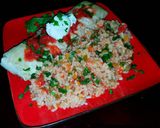 A picture of step 1 of Mike's EZ Spicy Spanish Rice.