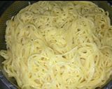 A picture of step 1 of Cheesy chicken fajita spaghetti.