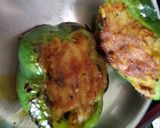 A picture of step 6 of Capsicum masala ring.