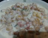 A picture of step 5 of Dahi bondi.