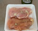 A picture of step 1 of Japanese Niigata Fried Chicken.