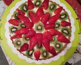 Une image de l'étape 11 de Tarte fraises kiwis.