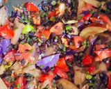 A picture of step 3 of Mogri and Eggplant Curry.
