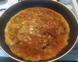 Foto del paso 4 de la receta Tortilla de calabacín, brócoli y chorizo