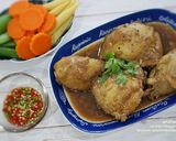 รูปขั้นตอนการทำที่ 3 ของ ไก่อบ (หม้อหุงข้าว)