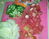 Foto langkah ke 3 dari resep Udang kupas saus tiram pedas manis.