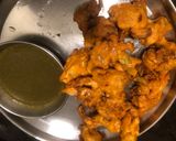 A picture of step 4 of Cabbage and Chilli Bhajia.