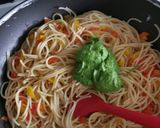 Pas rețetă Spaghete cu pesto din rucola 2 fotografie