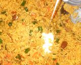 A picture of step 6 of Rich coconut fried rice.