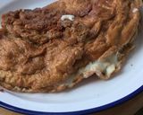 รูปขั้นตอนการทำที่ 4 ของ Omelette with meat and cheese Keto
