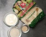 Foto langkah ke 1 dari resep ROTI KUKUS PONTIANAK selai SARIKAYA PANDAN.