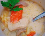 Zöldséges csirkeleves recept fázis 3 fotója