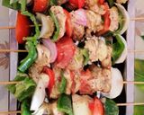 صورة لخطوة 9 من وصفة شيش طاووق صحي مع خضار Healthy Shish with Vegetables