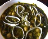 Palak methi chana recipe step 2 photo