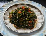 A picture of step 5 of Raddish leafy vegetable sabji.