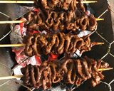 Foto langkah ke 5 dari resep Sate Usus Bakar.