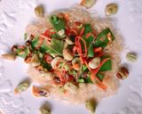 Hình bước làm 6 của món Cá Thầy Tu (Monkfish) Chiên Kèm Bún Tàu Xào Tương Hột
