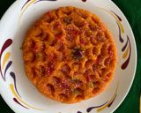 A picture of step 3 of Papaya halwa.