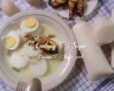 Foto langkah ke 5 dari resep Lontong Sayur bumbu Dasar Putih.