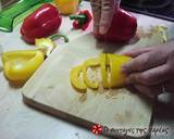 Πιπεριές στον φούρνο με κάπαρη φωτογραφία βήματος 3