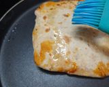 A picture of step 8 of Cheesy pizza sauce paratha.