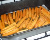 Mézes-fokhagymás sült répa recept fázis 4 fotója