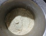 A picture of step 1 of Sattu Flour omelette.