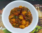 A picture of step 3 of Methi Dum Aloo.