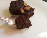 Foto del paso 5 de la receta: Pastel húmedo de choco-banana, sin harina, sin azúcar, sin lácteos, en microondas