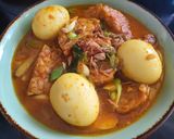Foto langkah ke 4 dari resep Telur Tempe Bumbu Kuning.