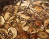 A picture of step 5 of Cream of Mushroom Soup.