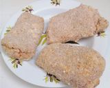 Lilahagymás, sajtos - baconos rántott karaj recept fázis 4 fotója