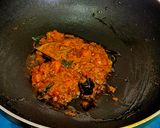 A picture of step 5 of Niramish Paneer.