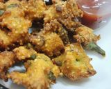 A picture of step 6 of Crispy Corn Rava Pakoda Recipe | Best Evening Snack.