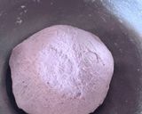 Foto langkah ke 3 dari resep Bakpao Ubi Ungu isi Unti Kelapa Putih.