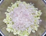 A picture of step 2 of Cabbage Manchurian Dry.
