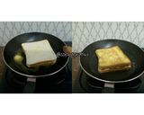 Foto langkah ke 3 dari resep Roti Bakar Nutella Strawberry.