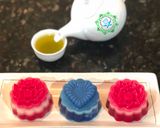 Hình bước làm 10 của món Bánh trung thu rau câu (chay, mặn đều dùng được)