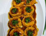 Foto langkah ke 9 dari resep Mangkuk Ayam Wortel Isi Telur.