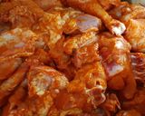 A picture of step 1 of Chicken Biriyani.