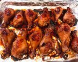 A picture of step 4 of Oven-baked Honey Chicken Legs.