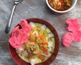 Foto langkah ke 4 dari resep Lontong Sayur (Kuah Sayur Labu Siam Wortel).