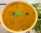 A picture of step 4 of Amaranthus and Methi Daal (Thotakura Daal).